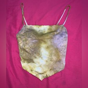 Blu Spero Tie Back Crop Top